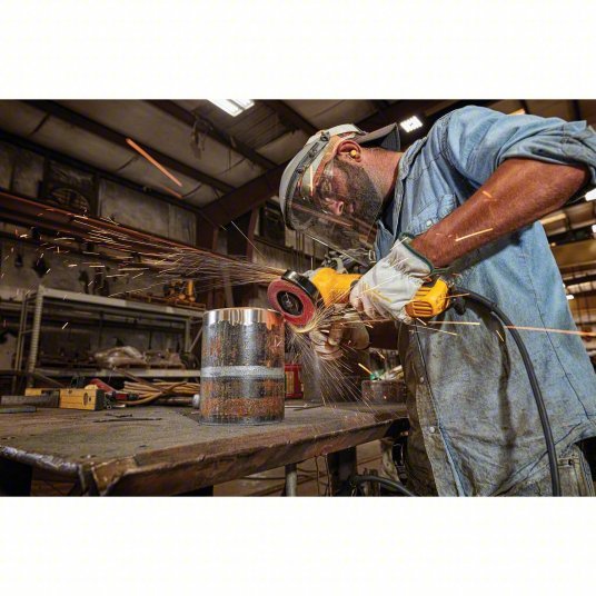DeWalt DWE43214N Angle Grinder 13A, 10,500 RPM Max. Speed, Paddle, 5 in Wheel Dia