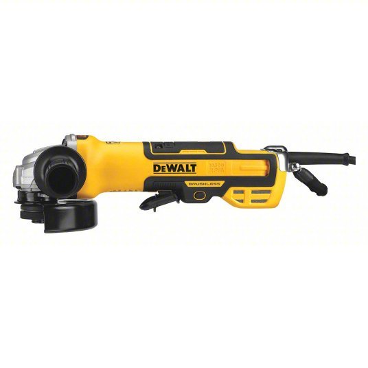 DeWalt DWE43214N Angle Grinder 13A, 10,500 RPM Max. Speed, Paddle, 5 in Wheel Dia