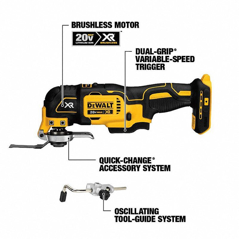 Dewalt DCK694P2 Cordless Combination Kit 20V DC Volt, 6 Tools, 1/2 in Hammer Drill (Compact, 38,250 BPM)