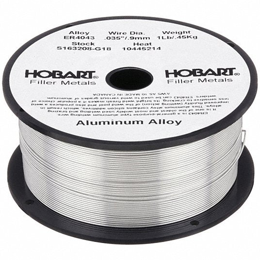 Hobart S163208-G18 MIG Welding Wire, Solid, Aluminum, 1 lb.