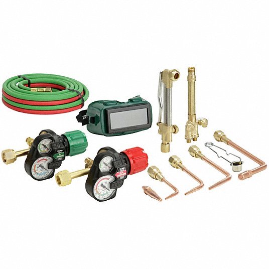 Victor 0384-2100 Cutting Outfit, Journeyman EDGE 2.0 Series, Acetylene, Welds Up To 3 in