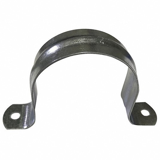 Redwood GA-200PS Pipe Strap, Galvanized, 2" Pipe Size, PK50