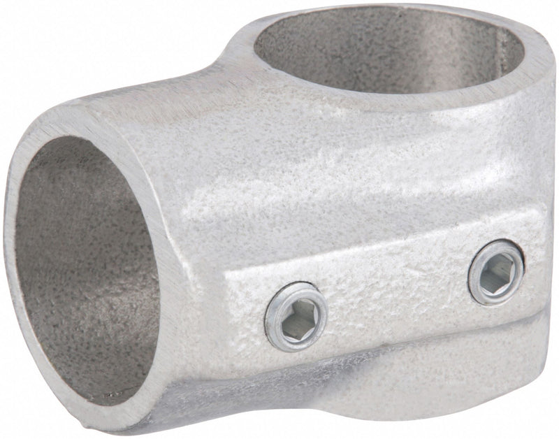 Hollaender 5E-8 Structural Pipe Fitting, Tee, Tee, 1 1/2 in For Pipe Size, For 1 7/8 in Actual Pipe Outer Dia, Gray