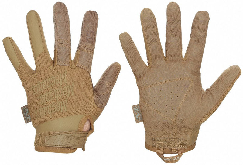 Mechanix Wear MSD-F72-009 Tactical Gloves, M, Tan, Synthetic Leather, Hook-and-Loop, ANSI/ISEA Cut Level 1, 1 PR