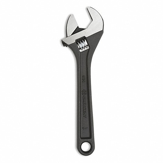 Crescent AT26VS Adjustable Wrench, 6" Nominal Length