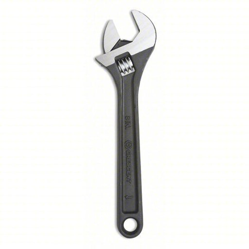 Crescent AT28VS Adjustable Wrench Alloy Steel, Black Oxide, 8 in Overall Lg, 1 1/8 in Jaw Capacity