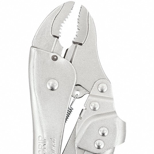 Irwin IRHT82578 Locking Plier Curved, Quick Release, 1 7/8 in Max Jaw Opening, 10 in Overall Lg, 1 1/4 in Jaw Lg