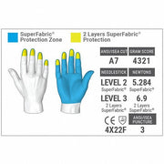 Hexarmor 4045-XL (10) Mechanics Gloves ANSI/ISEA Needlestick Level 2 - Palm Side/3 - Fingertips, XL (10), 1 PR