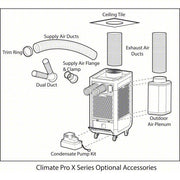 Movincool Climate Pro X26 Portable Air Conditioner 24,000 BtuH Cooling Capacity, 1,400 to 1,500 sq ft, 1 Phase
