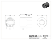 McMaster 5545A61 12-Point Standard Socket, Chrome, 1/2" Drive, 15/16" Size