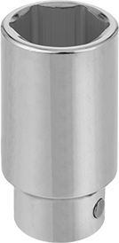 McMaster 5547A714 6-Point Deep Socket, 3/4" Square Drive, 35 mm Size