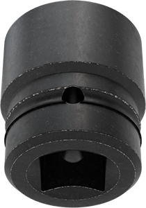 McMaster 5550A189 6-Point Impact Socket, 1" Square Drive, Standard, 1-1/2" Size, 2-11/16" Overall Length