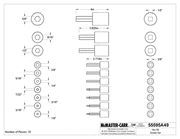 McMaster 55595A49 Hex Bit Socket Set 3/8" and 1/2" Square Drive, 10 Pieces, Inches