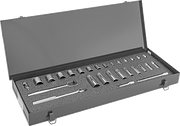 McMaster 7874N106 12-Point Socket Set with Drive Tool, 3/8" Square Drive, 34 Pieces