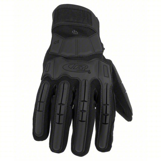 Ringers 163 Mechanics Gloves L (10), Full Finger, Synthetic Leather, TPR, 1 PR