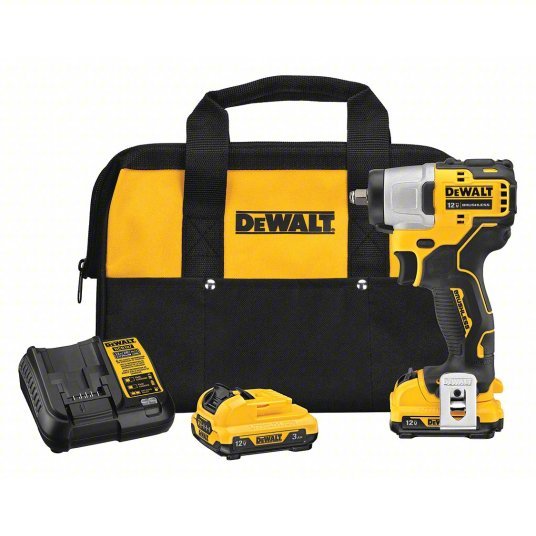 DeWalt DCF902F2 Impact Wrench 3/8 in Square Drive Size, 125 ft-lb Fastening Torque, 200 ft-lb Breakaway Torque