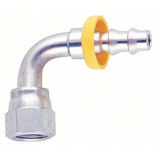 Parker 33982-4-4 Barbed Hydraulic Hose Fitting -4 For Hose Dash Size, For 1/4 in Hose I.D., JIC x Hose Barb