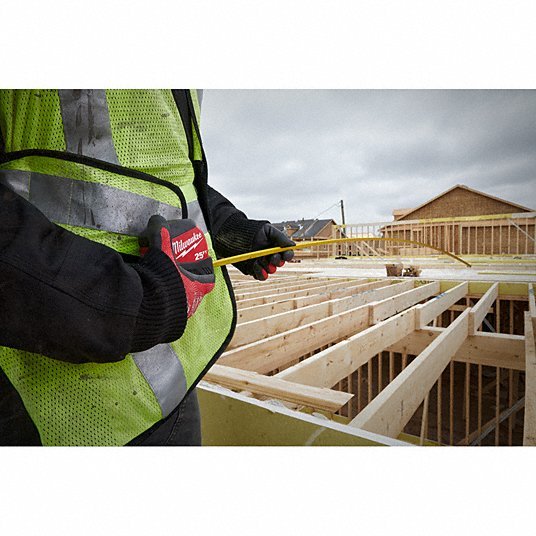Milwaukee 48-22-0425 25 ft Tape Measure, 1 1/8 in Blade
