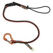 Ergodyne 3102F(X) 5 lbs. Orange and Gray Standard Detachable Single Carabiner Tool Lanyard