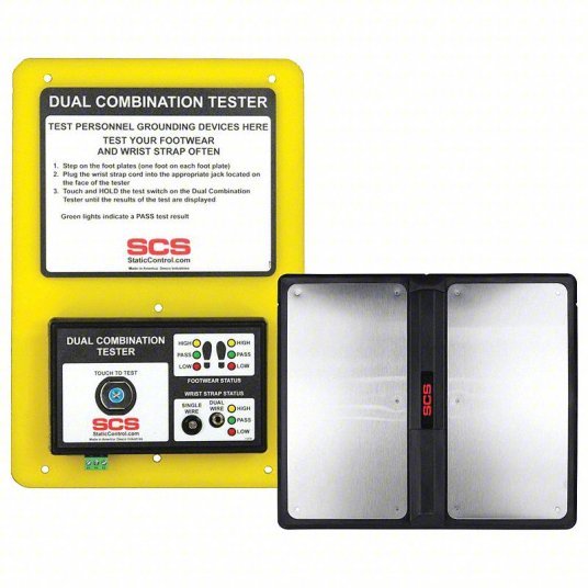 SCS 770758 Dual Combination Tester NIST, 750 kiloohm – 10 megaohm, 750 kiloohm – 35 megaohm