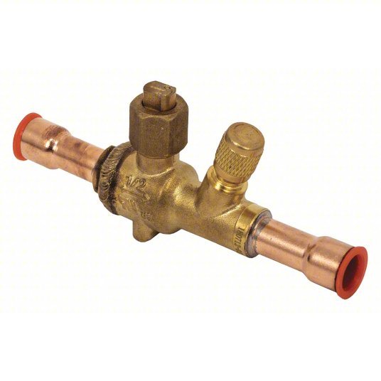 NDL NBV04-S Refrigerant Ball Valve 1/2 in Female Sweat, -40°F to 302°F, 900 psi, 0.5 in Port Size