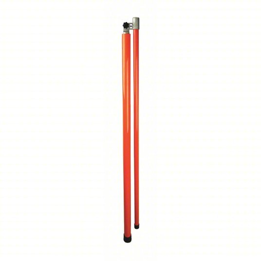 JJ Keller 59018 Load Height Measuring Stick, Orange, Fiberglass, 15 ft Max Measurement