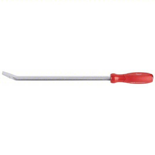 Milwaukee 48-22-9214 Pry Bar Set Wedge End, 8,12,18,24 in Overall Lg, 1/2 in,3/4 in,1 1/4 in Bar Wd, 4 Pieces