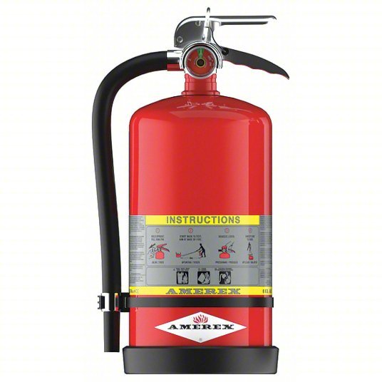 Amerex 713 Fire Extinguisher, 4A:80B:C, Dry Chemical, 13.2031 lb