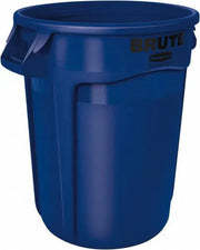 Rubbermaid FG262000BLUE 20 Gal Polyethylene Round Trash Can, Blue