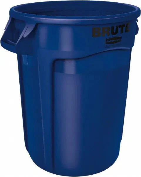 Rubbermaid FG262000BLUE 20 Gal Polyethylene Round Trash Can, Blue