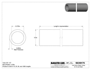 McMaster 5635K75 Opaque Yellow, 3/8" ID, 1/2" OD Hard Nylon Plastic Tubing for Air and Water
