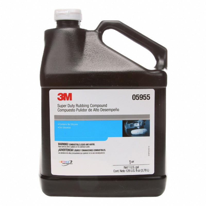 3M 05955 Super Duty Rubbing Compound, 1 gal