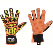 Ironclad SDX2P-05-XL Mechanics Gloves XL (10), Riggers Glove, Synthetic Leather with PVC Grip, Orange, 1 PR