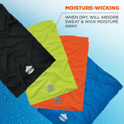 Chill-Its 6487 Neck Wrap, Black, Universal, Neck Wrap, Cooling, Polyester/Spandex