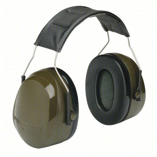 Ability One 4240-01-469-8738 Ear Muffs Over-the-Head 27dB Green