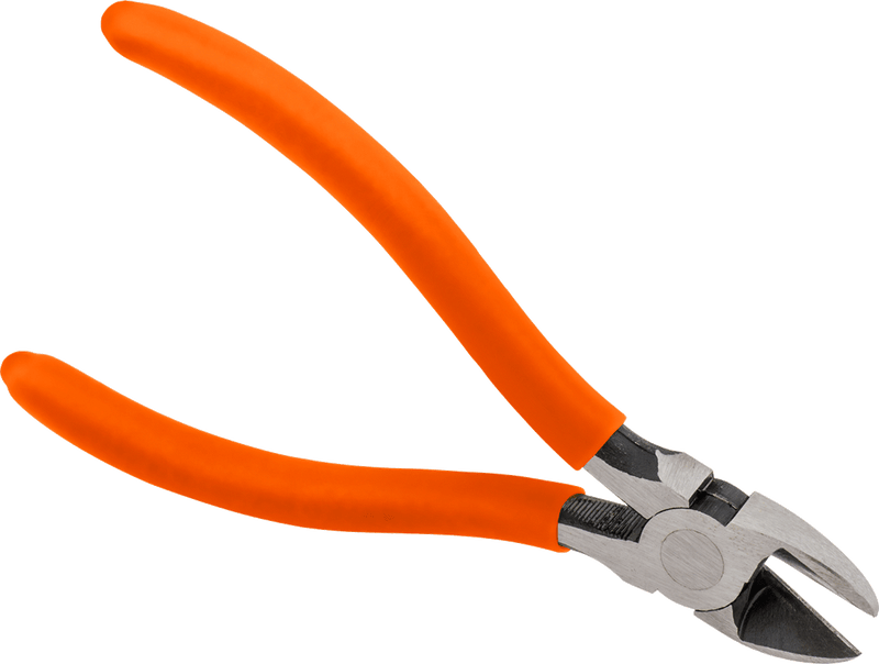 McMaster 5712A21 High-Visibility Wire Cutters, Orange Grip, 6-1/2" Overall Length