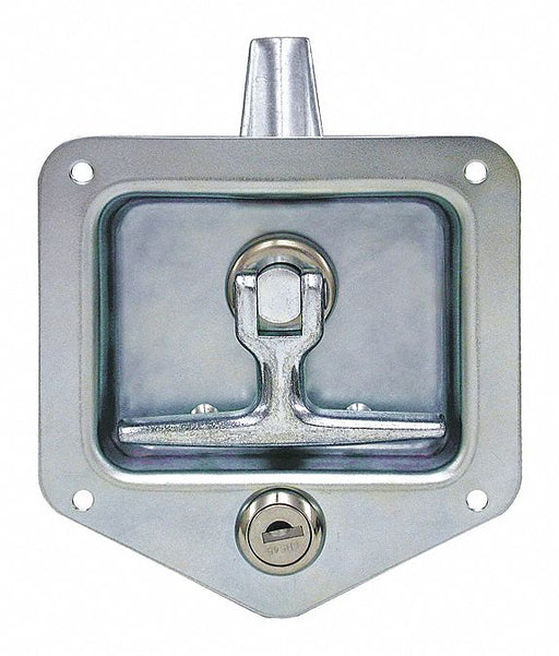 Buyers Products L8815 T-Handle Latch, Stainless, Single Point, Lock, Truck Boxes, 4 7/8 in Overall Ht