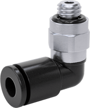 McMaster 5779K284 Push-to-Connect Tube Fitting for Air Short Swivel Elbow, for 5/32" Tube OD x 10-32 Male