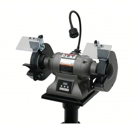 JET IBG-8VS Bench Grinder Variable Speed, 1 hp, 8 in Max Wheel Dia, 900 RPM to 3,600 RPM, 115/230V