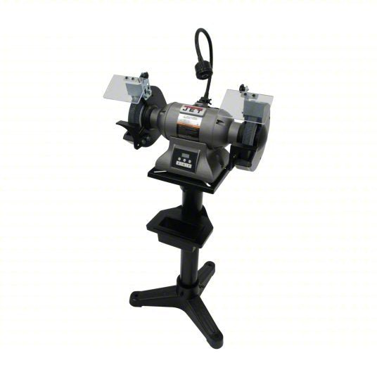 JET IBG-8VS Bench Grinder Variable Speed, 1 hp, 8 in Max Wheel Dia, 900 RPM to 3,600 RPM, 115/230V