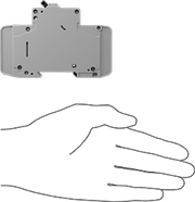 Mcmaster 5789T206 DIN-Rail Mount Branch Circuit Breaker C Trip Type, 2 Pole-Toggle Style