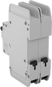 Mcmaster 5789T206 DIN-Rail Mount Branch Circuit Breaker C Trip Type, 2 Pole-Toggle Style