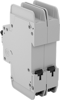 Mcmaster 5789T206 DIN-Rail Mount Branch Circuit Breaker C Trip Type, 2 Pole-Toggle Style