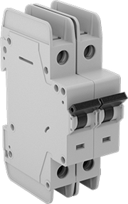 Mcmaster 5789T206 DIN-Rail Mount Branch Circuit Breaker C Trip Type, 2 Pole-Toggle Style