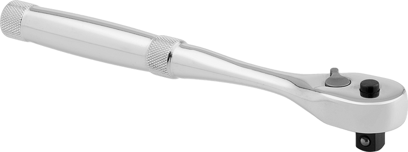 McMaster 5823A3 Quick-Release Ratchet Wrench, Sealed Head, 1/2" Square Drive, 10.5" Long, Chrome-Plated Steel