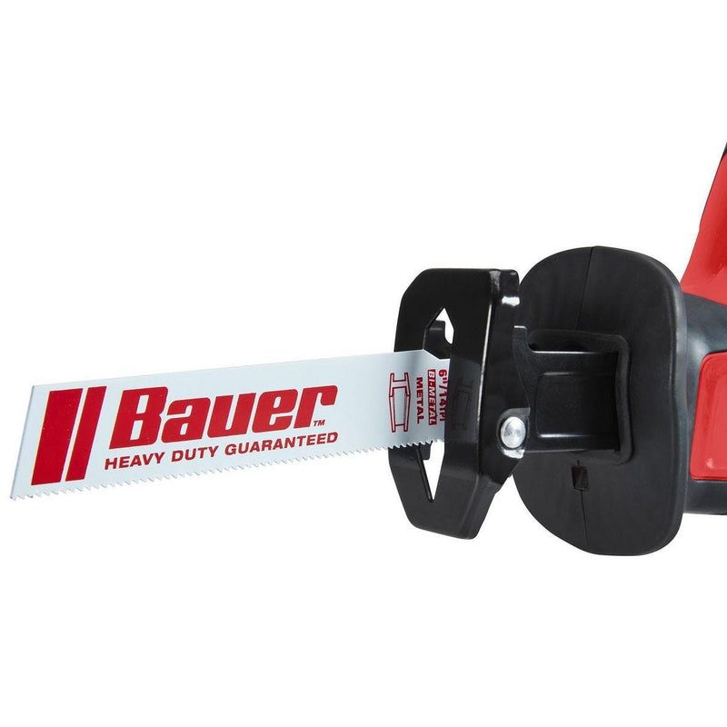 Bauer 21702CR-B/58458 20V Brushless Cordless Compact Reciprocating Saw – Tool Only