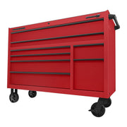 Redwood US General RW58714 56 in. x 22 in. Roll Cab, Series 3, Red