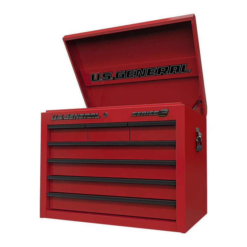Redwood US General RW58715 27 in. x 22 in. Top Chest, Series 3, Red
