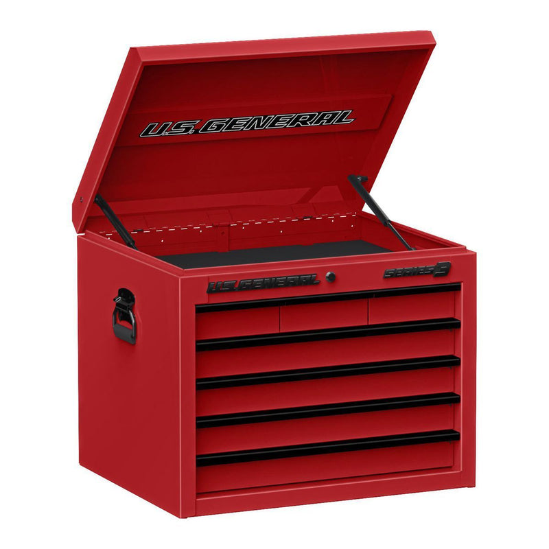 Redwood US General RW58715 27 in. x 22 in. Top Chest, Series 3, Red