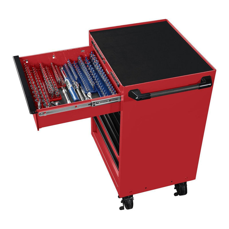 Redwood US General RW58721 27 in. x 22 in. Roll Cab, Series 3, Red